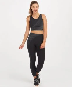 Spanx Every.Wear Reflective Crop Top Shop All Activewear 9 Spanx Every.Wear Reflective Crop Top Shop All Activewear