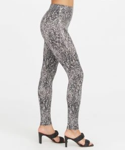 Spanx Faux Leather Snake Shine Leggings Shop All Clothing