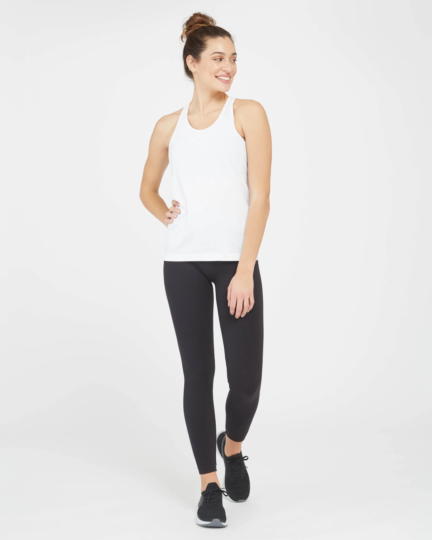 Spanx Look At Me Now Seamless Tank Shop All Activewear 14 Spanx Look At Me Now Seamless Tank Shop All Activewear