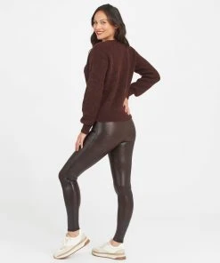 Spanx Faux Leather Croc Shine Leggings