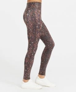 Spanx Faux Leather Snake Shine Leggings Shop All Clothing