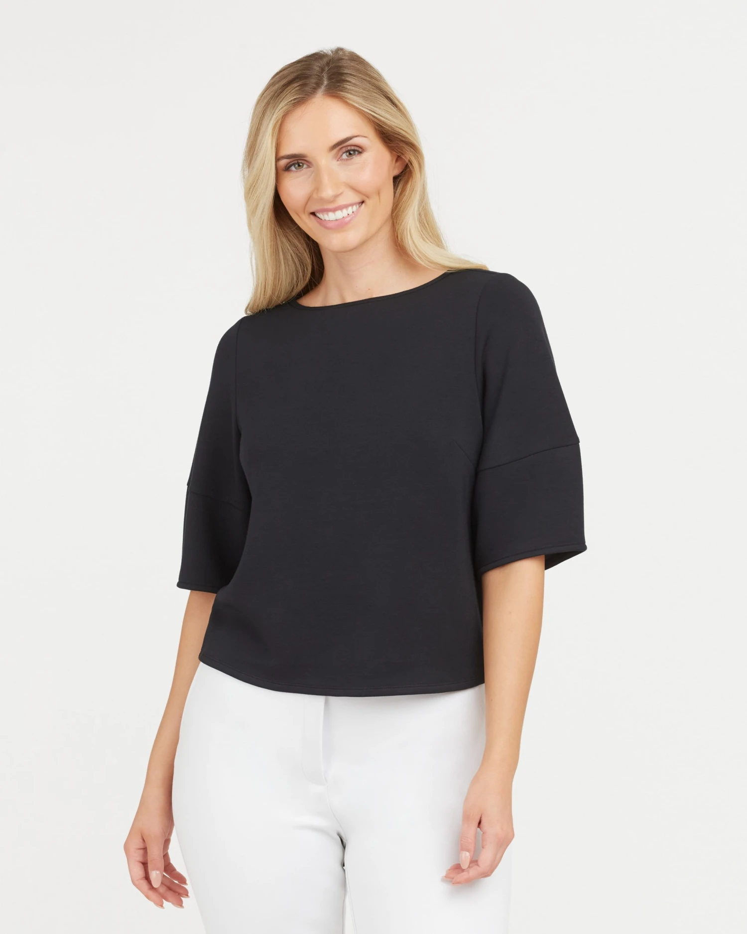 Spanx AirEssentials Puff Sleeve ‘At-the-Hip’ Top 9 Spanx AirEssentials Puff Sleeve ‘At-the-Hip’ Top