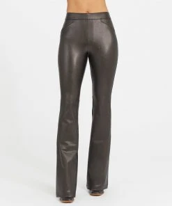 Spanx New Arrivals Leather-Like Flare Pant