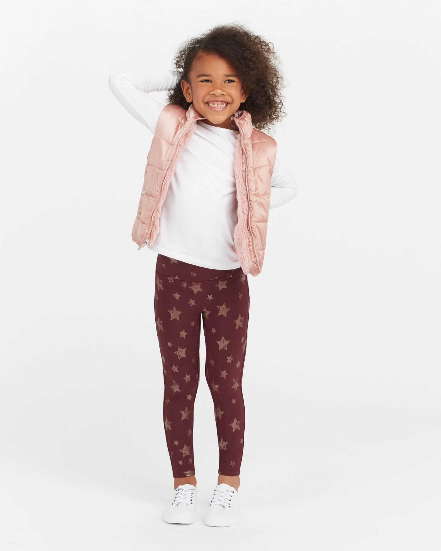 Spanx Girls Faux Leather Star Leggings 6 Spanx Girls Faux Leather Star Leggings