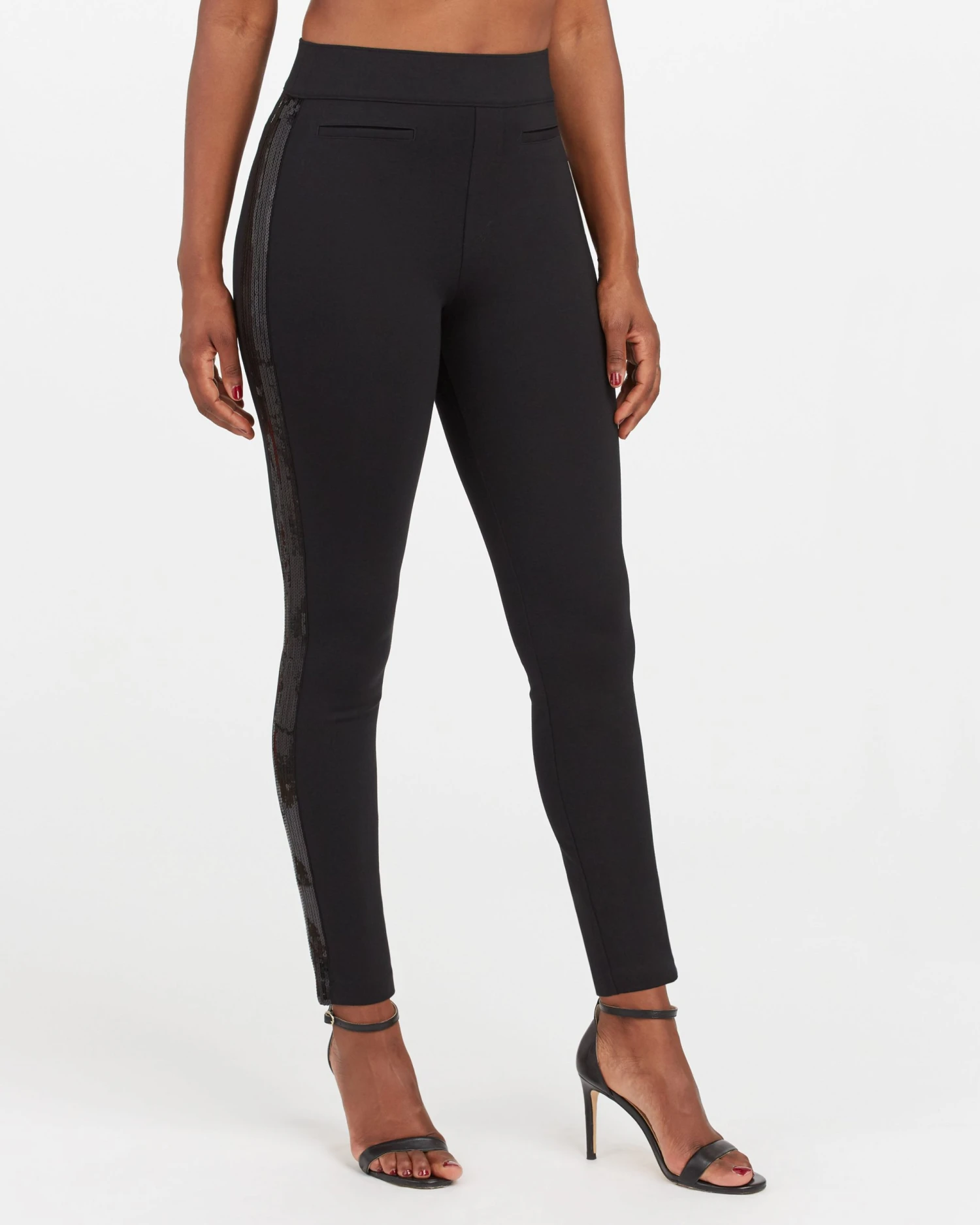 Spanx Shop All Clothing The Perfect Black Pant, Ankle Sequin Tuxedo Skinny 7 Spanx Shop All Clothing The Perfect Black Pant, Ankle Sequin Tuxedo Skinny