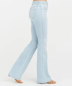 Spanx Flare Jeans, Light Wash