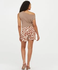Spanx On-the-Go Printed Shorts, 6