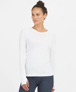 Spanx Look At Me Now Seamless Long Sleeve Tee 14 Spanx Look At Me Now Seamless Long Sleeve Tee