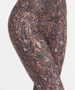 Spanx Faux Leather Snake Shine Leggings Shop All Clothing