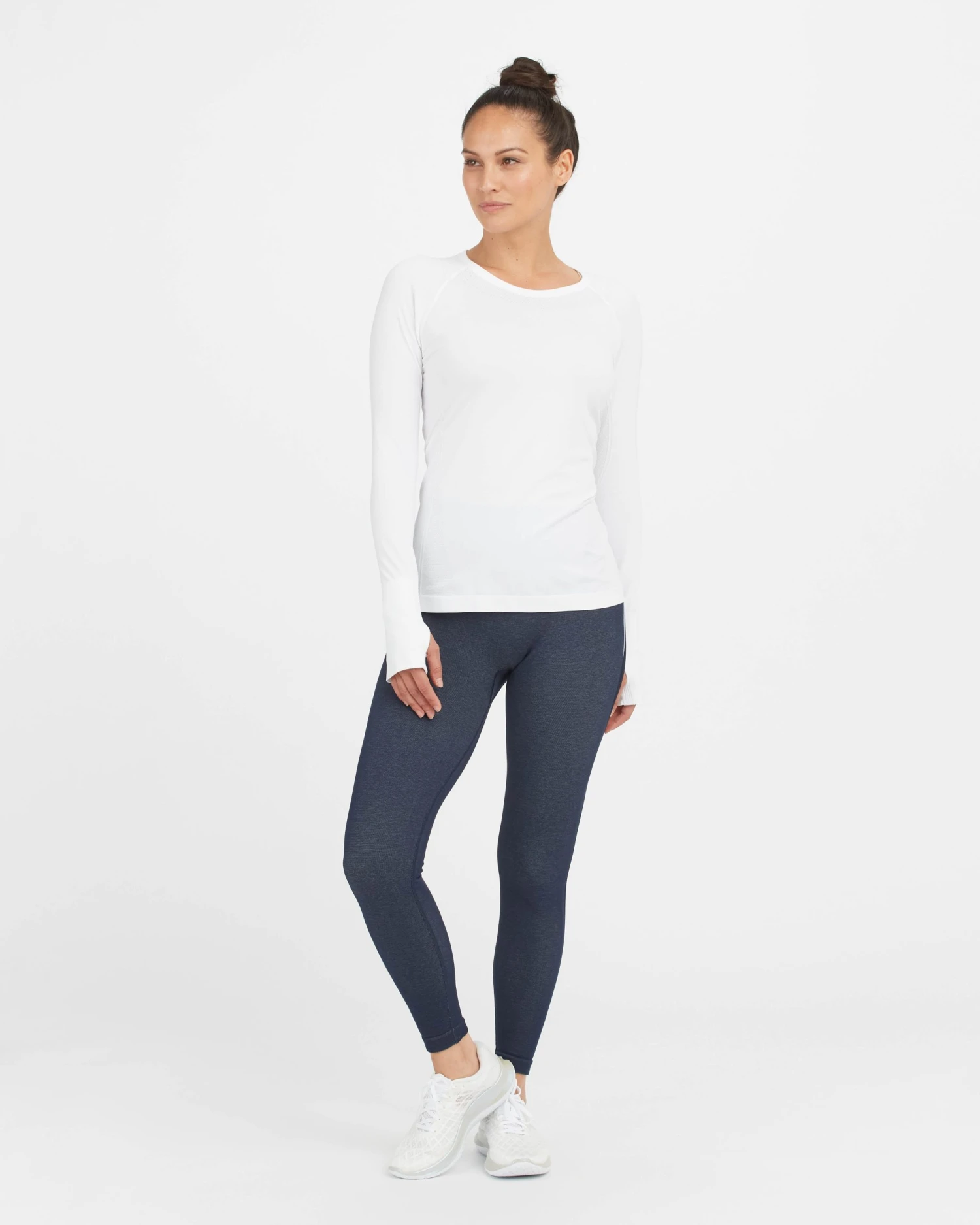 Spanx Look At Me Now Seamless Long Sleeve Tee 9 Spanx Look At Me Now Seamless Long Sleeve Tee