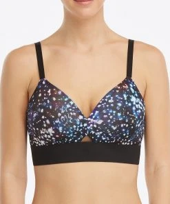 Spanx Mesh Panel Medium Impact Sports Bra The Summer Shop