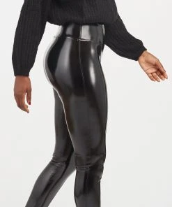Spanx Faux Patent Leather Leggings