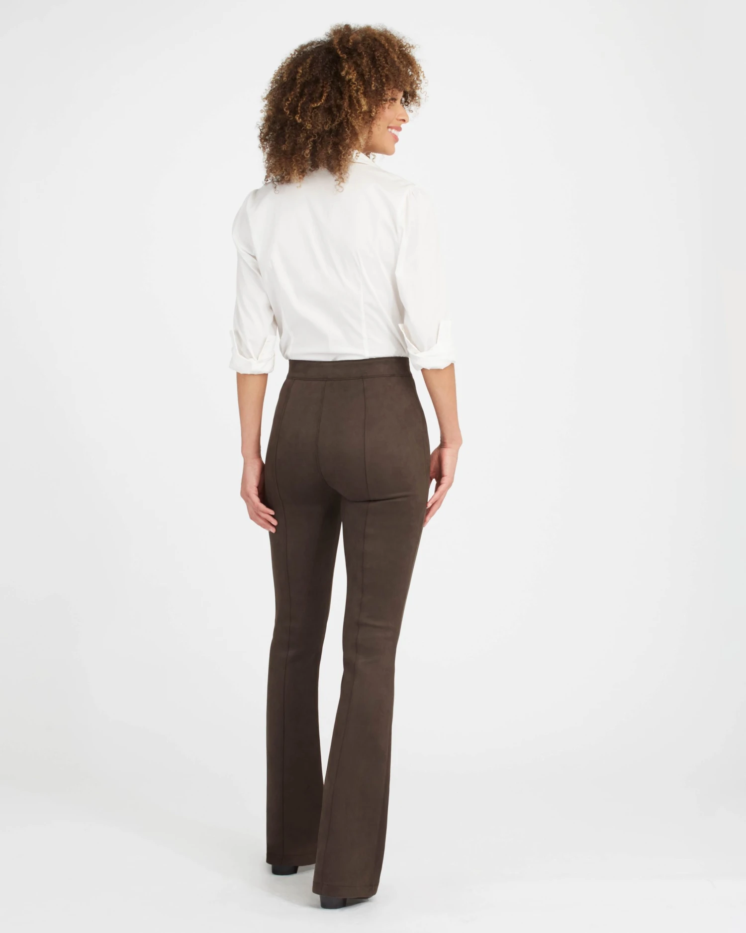 Spanx New Arrivals Faux Suede Flare Pants 11 Spanx New Arrivals Faux Suede Flare Pants