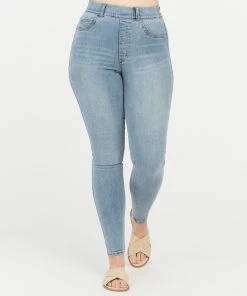 Spanx Back In Stock Ankle Skinny Jeans, Light Vintage Wash