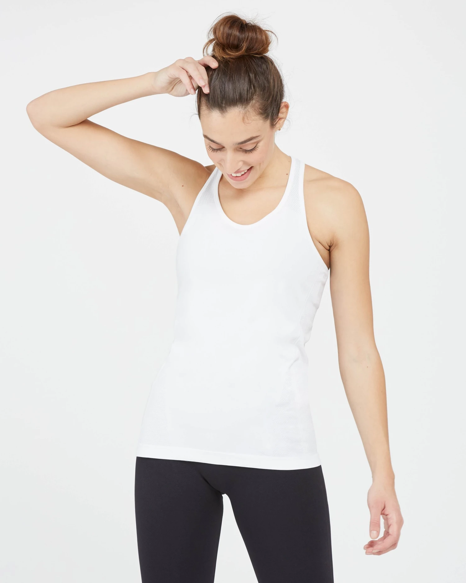 Spanx Look At Me Now Seamless Tank Shop All Activewear 11 Spanx Look At Me Now Seamless Tank Shop All Activewear