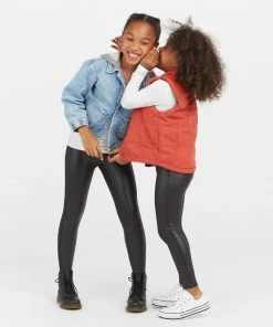 Spanx Girls Faux Leather Leggings 8 Spanx Girls Faux Leather Leggings