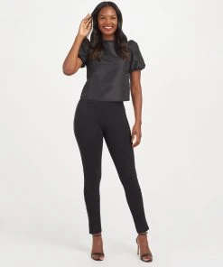 Spanx Shop All Clothing The Perfect Black Pant, Ankle Sequin Tuxedo Skinny 10 Spanx Shop All Clothing The Perfect Black Pant, Ankle Sequin Tuxedo Skinny