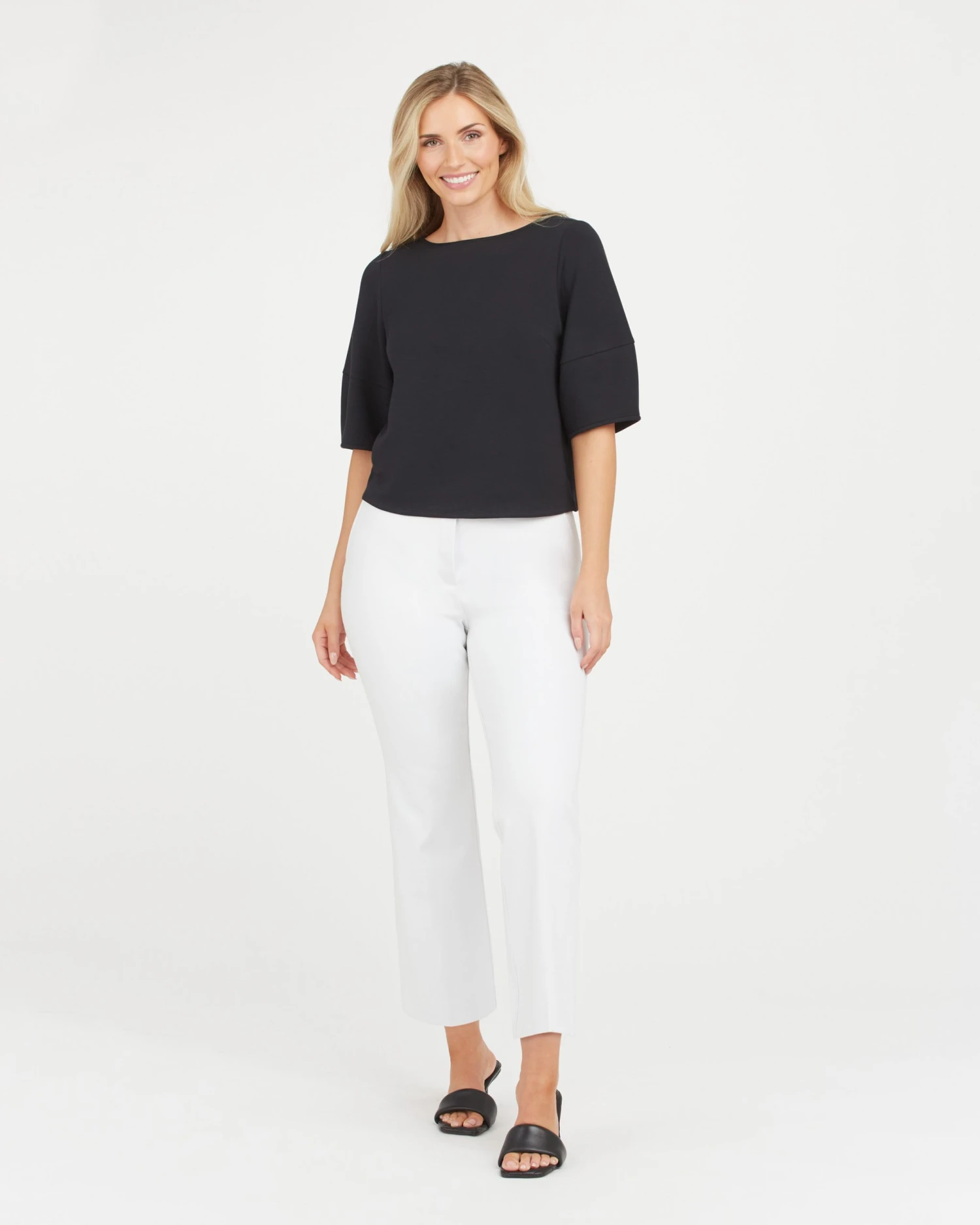 Spanx AirEssentials Puff Sleeve ‘At-the-Hip’ Top 12 Spanx AirEssentials Puff Sleeve ‘At-the-Hip’ Top