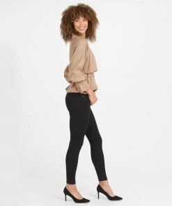 Spanx Ankle Skinny Jeans, Clean Black Best Sellers