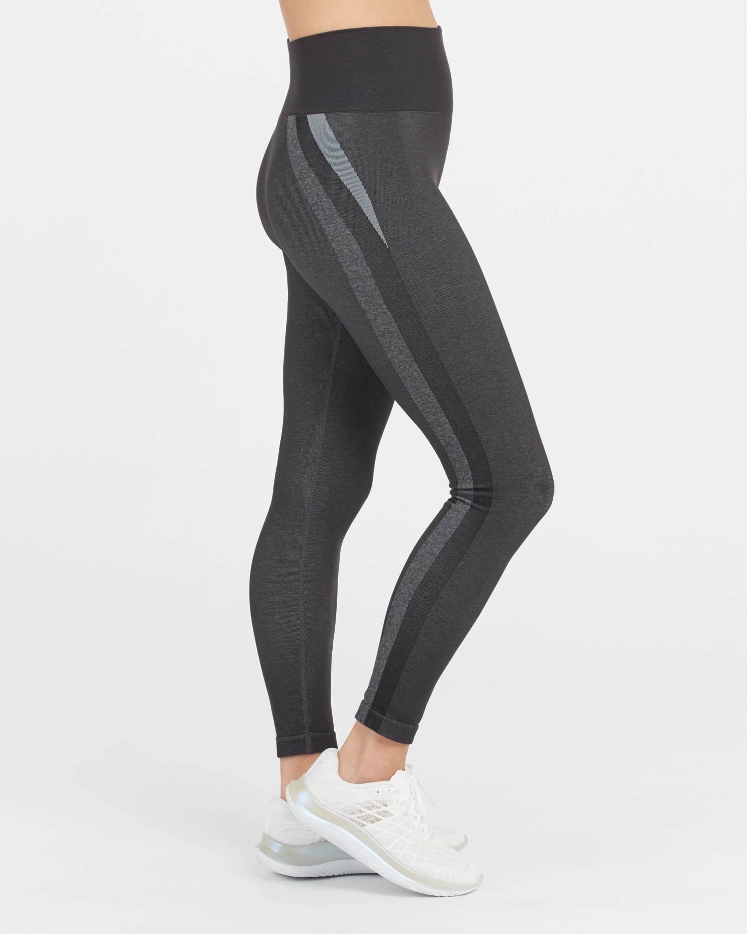 Spanx Look At Me Now Seamless Track Stripe Leggings 14 Spanx Look At Me Now Seamless Track Stripe Leggings