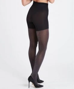 Spanx Hosiery Tight-End Tights®, Ribbed Shimmer