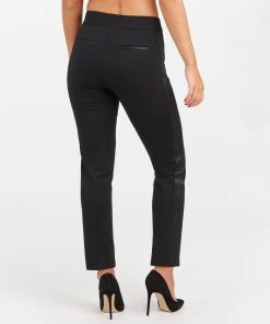 Spanx The Perfect Black Pant, Ankle Tuxedo Slim Straight
