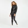 Spanx Faux Leather Side Stripe Leggings 2 Spanx Faux Leather Side Stripe Leggings