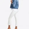 Spanx Shop All Sale White Cropped Flare Jeans