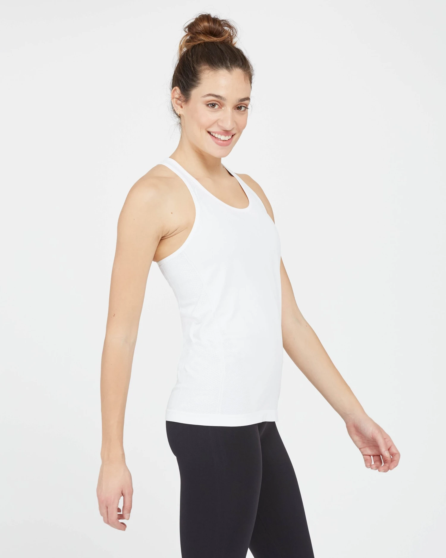 Spanx Look At Me Now Seamless Tank Shop All Activewear 13 Spanx Look At Me Now Seamless Tank Shop All Activewear
