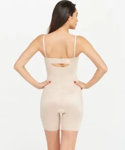 Spanx Suit Your Fancy Strapless Cupped Mid-Thigh Bodysuit Bodysuits 19 Spanx Suit Your Fancy Strapless Cupped Mid-Thigh Bodysuit Bodysuits
