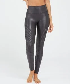 Spanx The Inseam Shop Faux Leather Moto Leggings