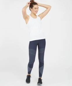 Spanx Look At Me Now Seamless Moto Leggings, Indigo Sky Comfy Essentials