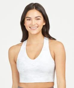 Spanx Longline Medium Impact Camo Sports Bra New Arrivals