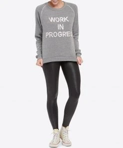 Spanx Shop All Sale Bow & Drape Sweatshirt